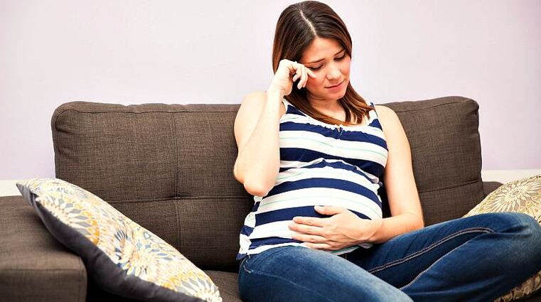 Donna incinta con infestazione da elminti