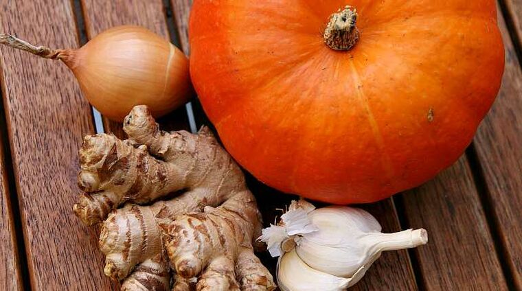 Zucca, cipolla, zenzero e aglio sono alimenti antielmintici efficaci